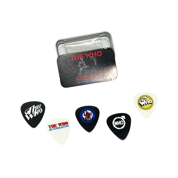 The Who Hits Back 2022 American Tour Messenger Bag Guitar Picks VIP Lanyard New - Picture 2 of 13